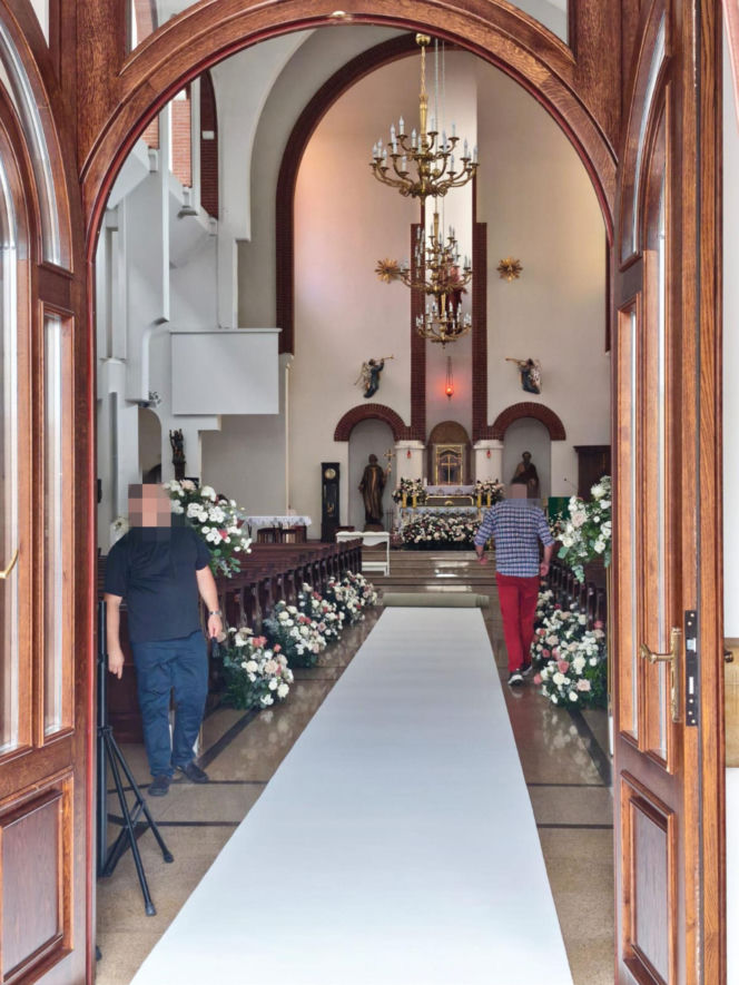 Tak wygląda kościół, w którym ślub bierze Brzozowski