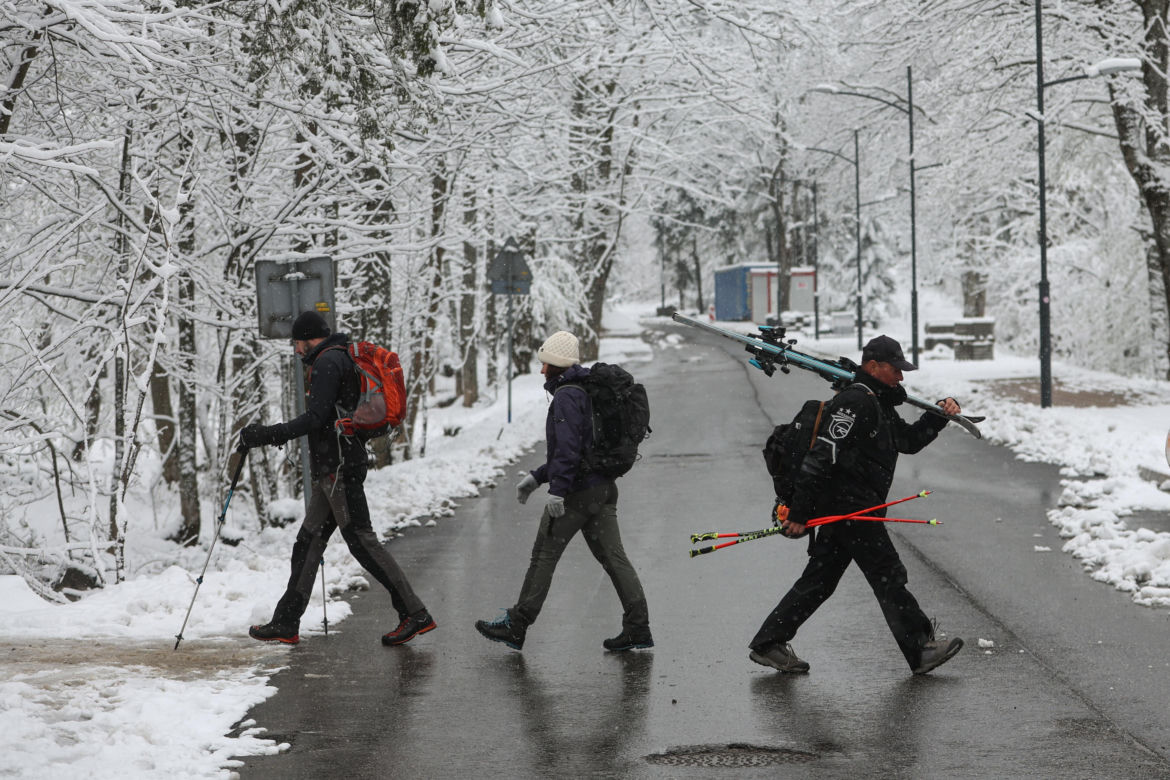 Śnieg w Zakopanem