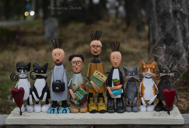 Okorek - drewniane dekoracje