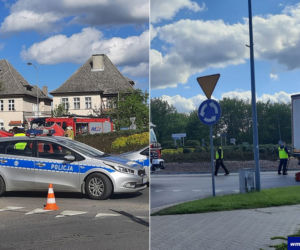 Tir ciągnął za sobą kobietę! Makabryczny wypadek w Mrągowie [ZDJĘCIA].
