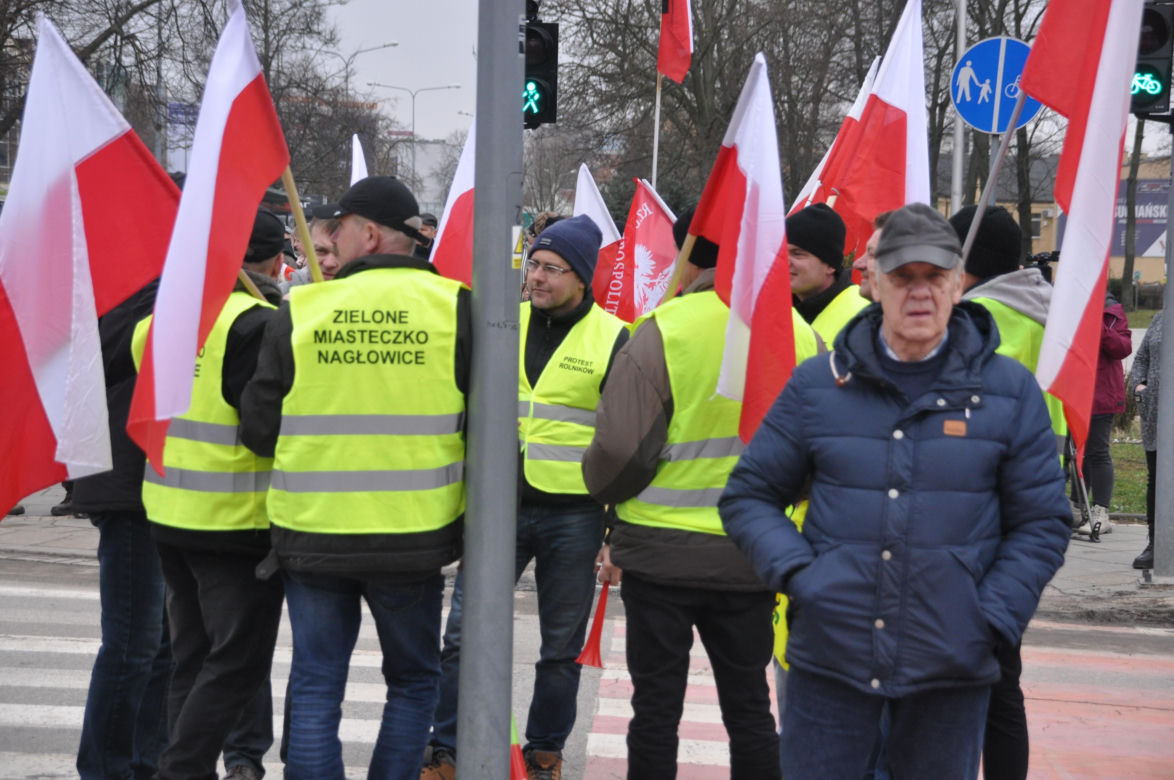 Strajk rolników w Kielcach. 14 marca 2024