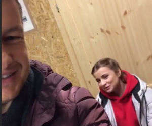M jak miłość. Paweł (Rafał Mroczek), Katia (Joanna Jarmołowicz)