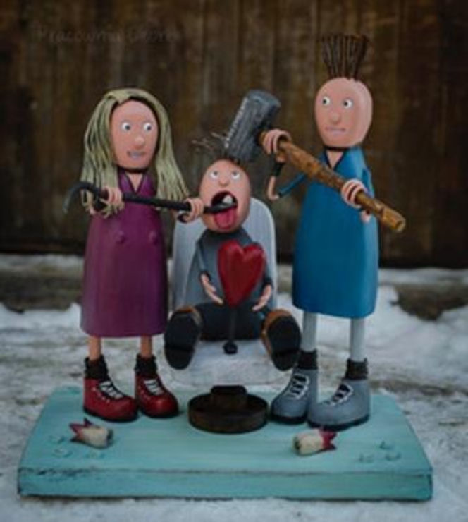 Okorek - drewniane dekoracje