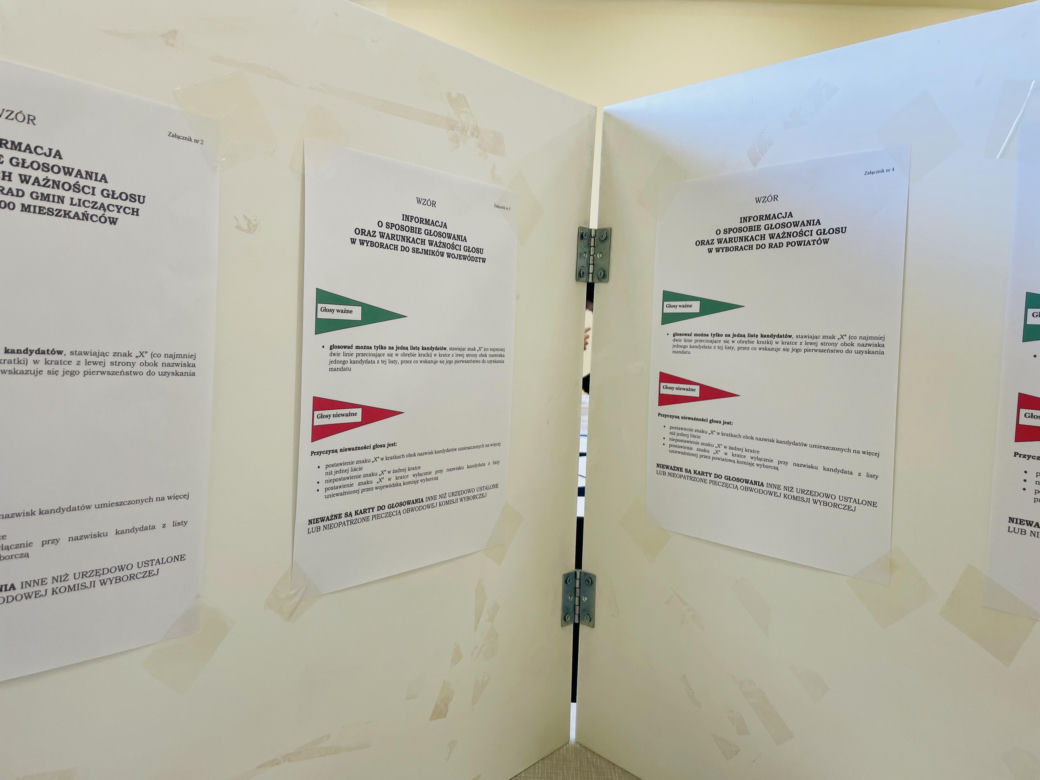 Tak głosują łodzianie! Trwają wybory samorządowe 2024