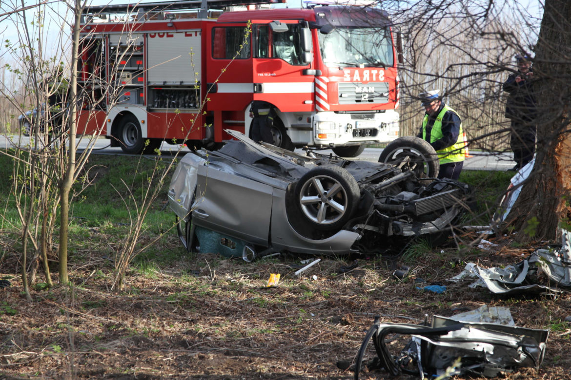 Razem się urodzili i razem zginęli. Audi bliźniaków roztrzaskało się o przydrożne drzewo 