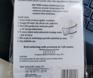 Maseczki z jonami srebra w Biedronce
