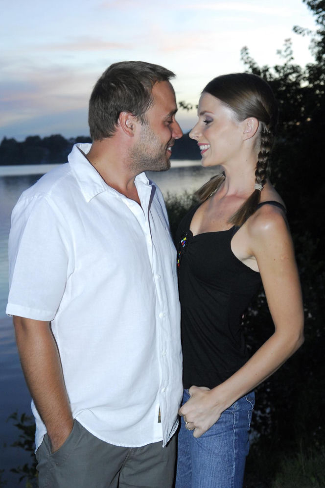 Halina Mlynkova i Łukasz Nowicki