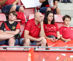 Widzew Łódź - Lech Poznań: Zdjęcia kibiców z meczu 6. kolejki PKO BP Ekstraklasy