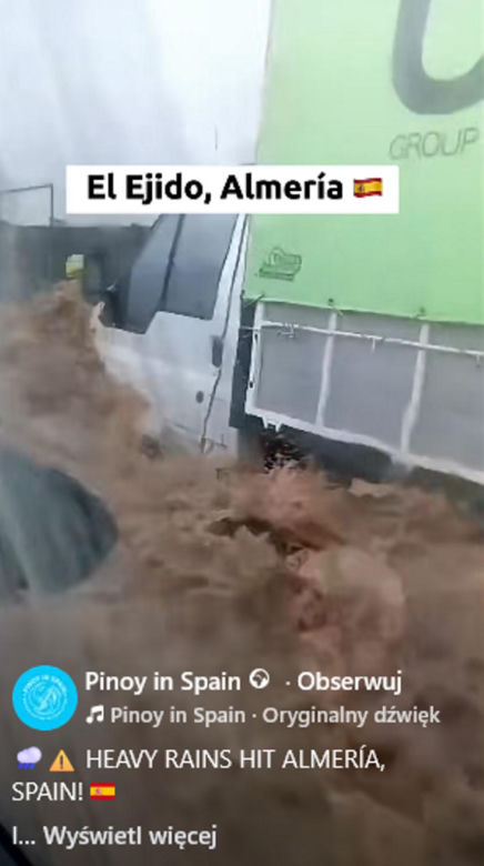 Powódź w Hiszpanii