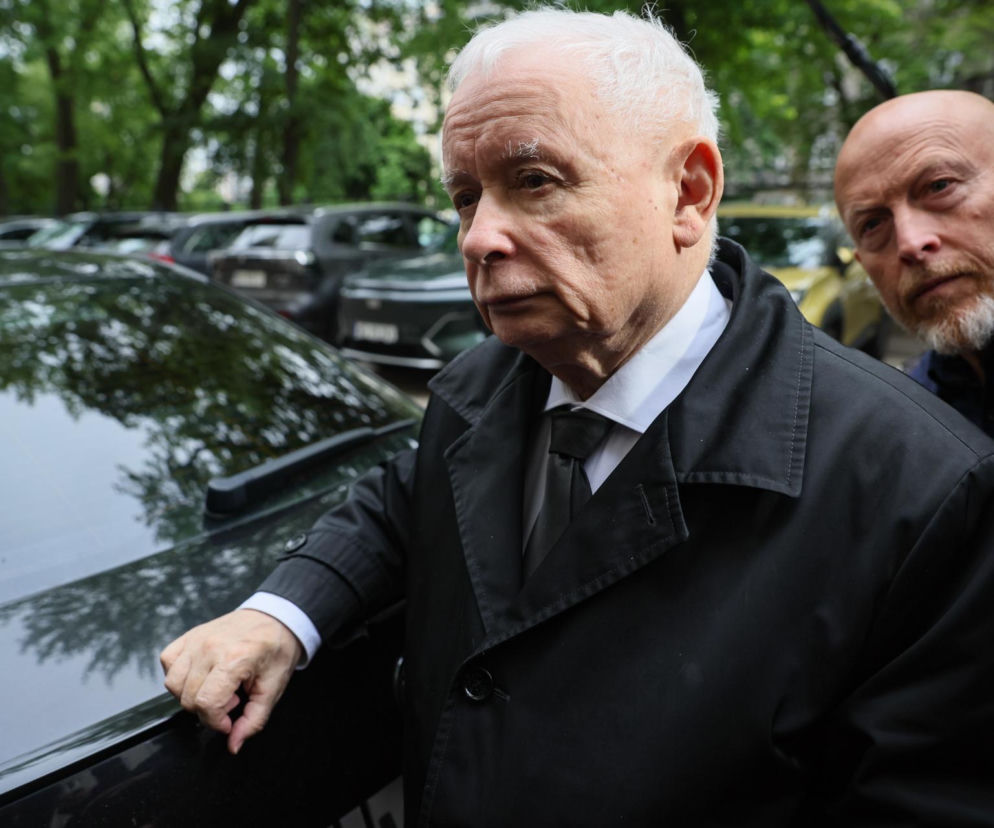 Jarosław Kaczyński w siedzibie Prokuratury Okręgowej w Warszawie