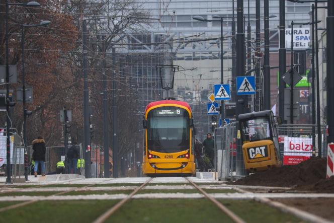 Tramwaj na Rakowieckiej