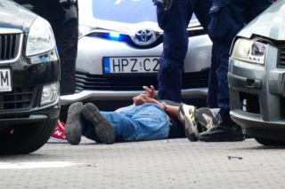Ucieczka zakończona na latarni. Szaleńczy pościg na Targówku