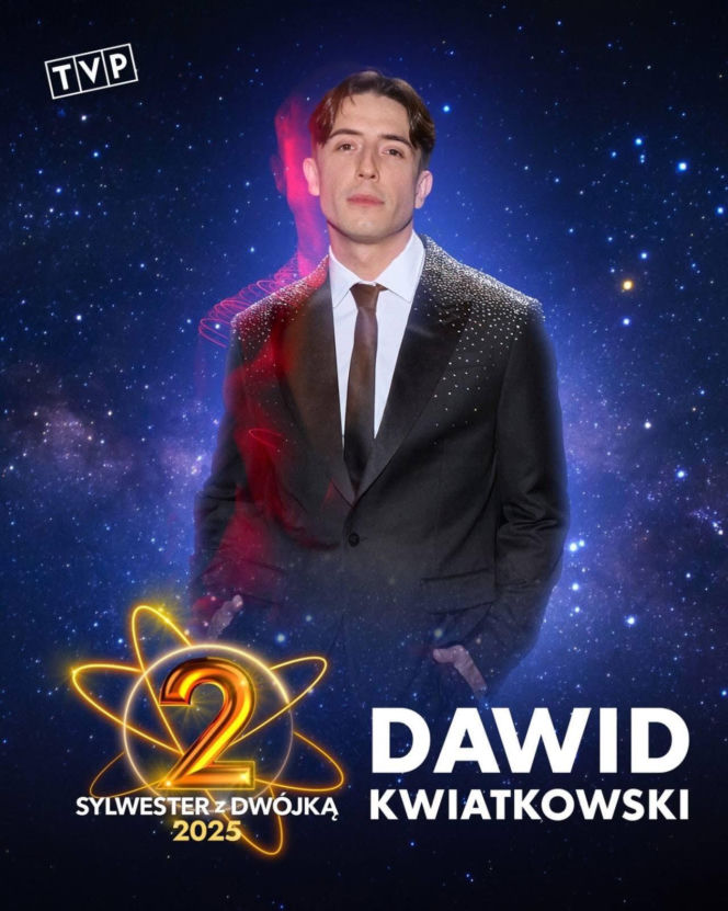 Dawid Kwiatkowski gwiazdą Sylwestra z Dwójką TVP w Katowicach