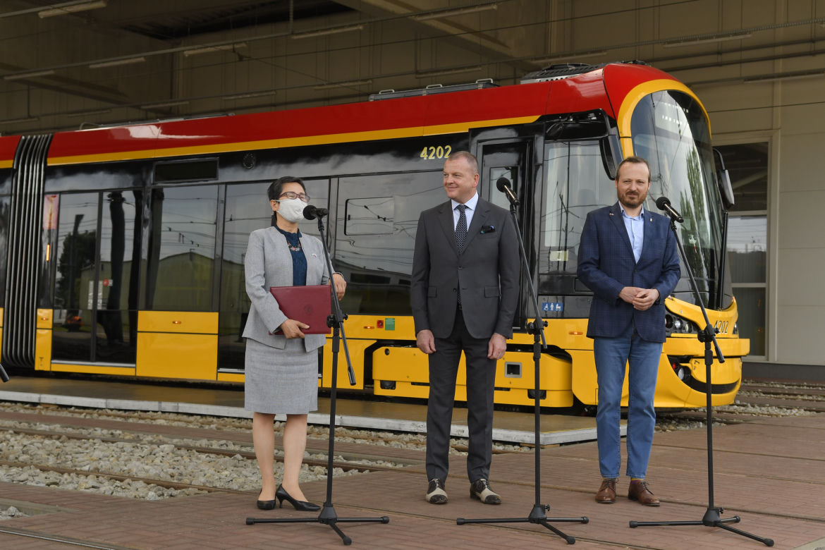 Tak wyglądają nowe tramwaje Hyundaia w Warszawie