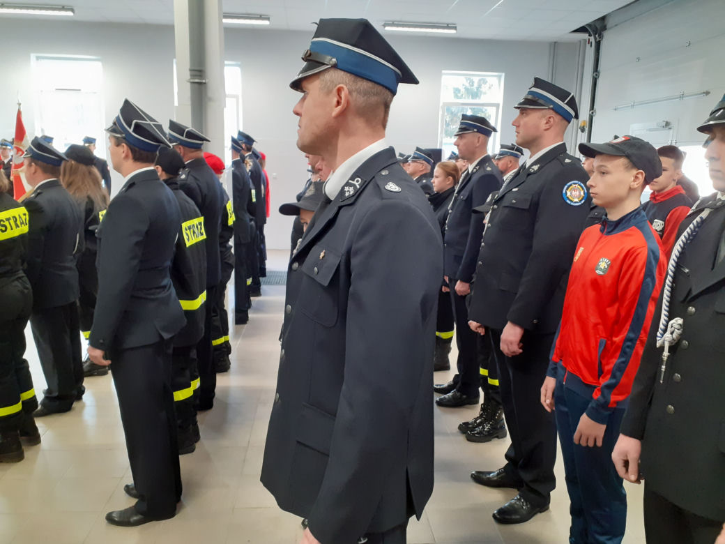 Przekazanie promes dla młodzieżowych drużyn strażaków ochotników w KM PSP w Siedlcach