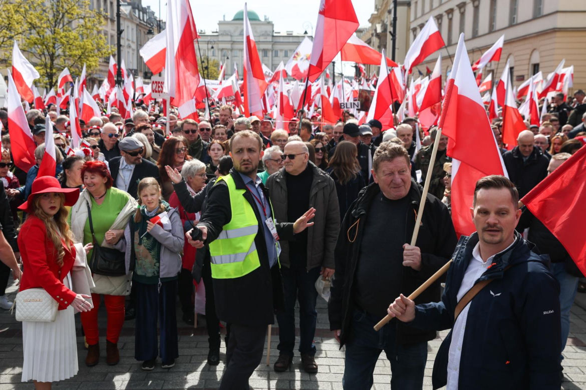   Wielki marsz w Warszawie 12.04.2025