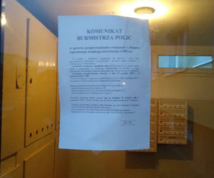 Ewakuacja w Policach