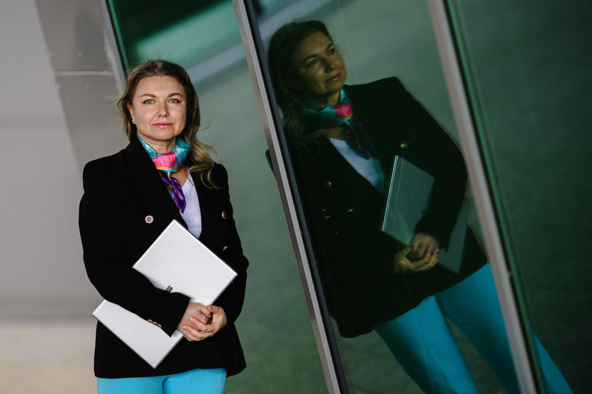 Z korporacji przesiadła się do taksówki
