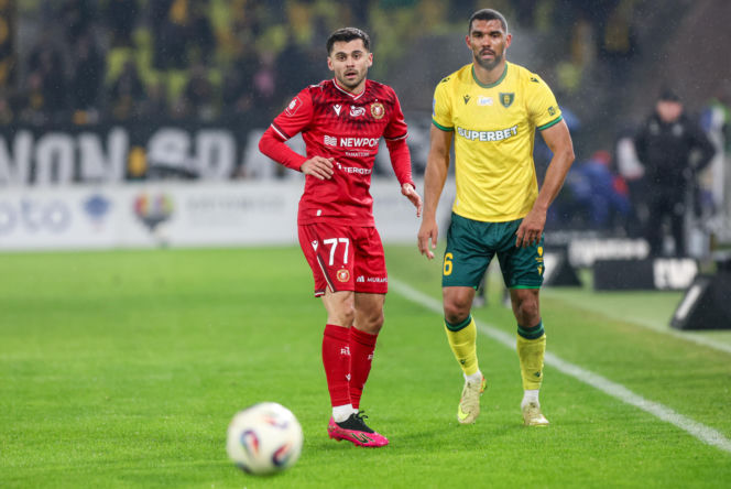 GKS Katowice - Widzew Łódź, zdjęcia kibiców z meczu 20. kolejki PKO BP Ekstraklasy