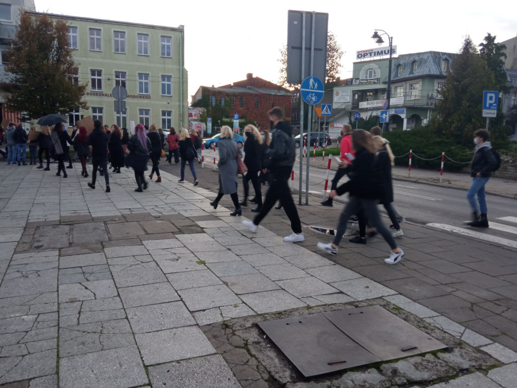 Protest w Grudziądzu