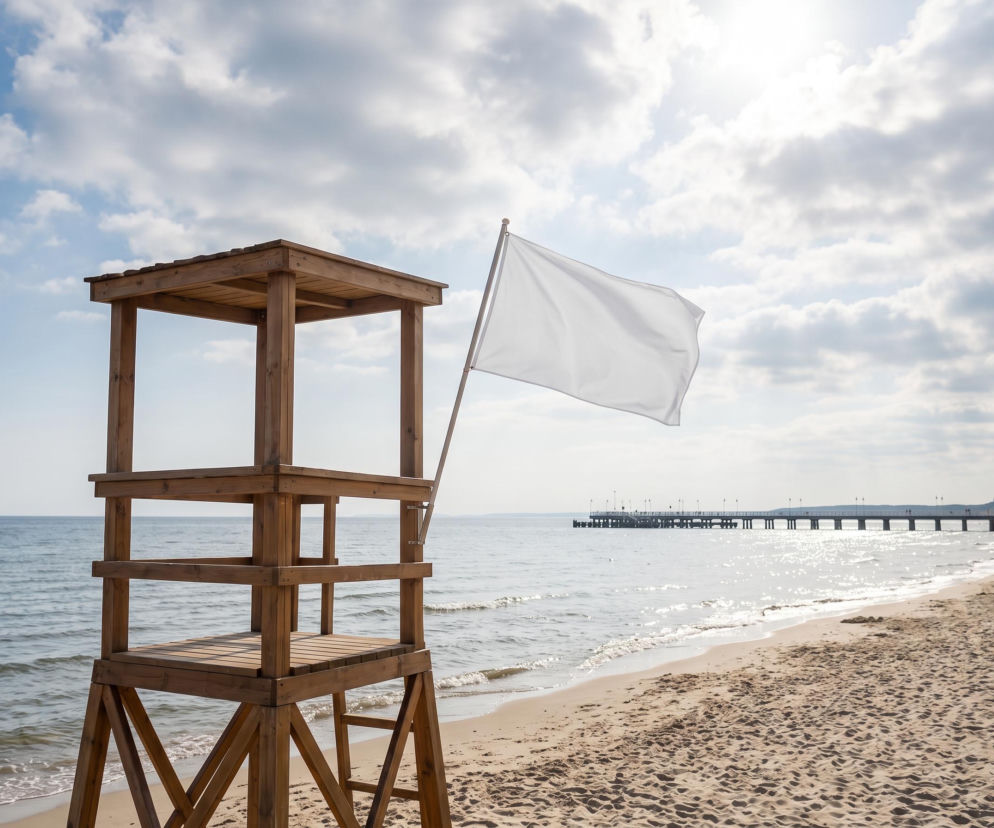 Sinice Sopot. Czy w Sopocie można się kąpać 03.08? Flaga, warunki pogodowe