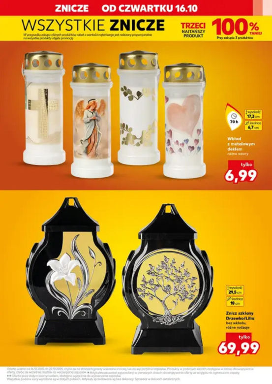 Ceny zniczy - Kaufland