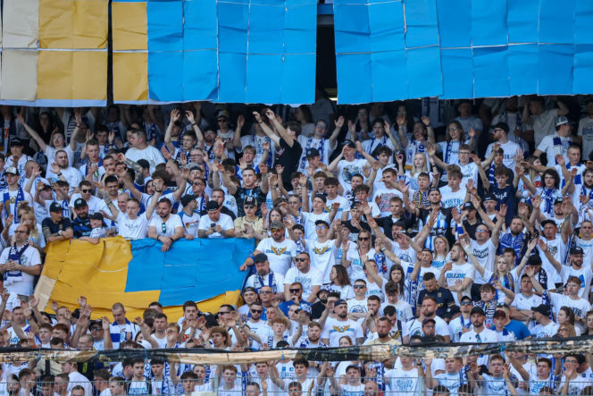 Kibice na meczu Lech Poznań - Wisła Płock
