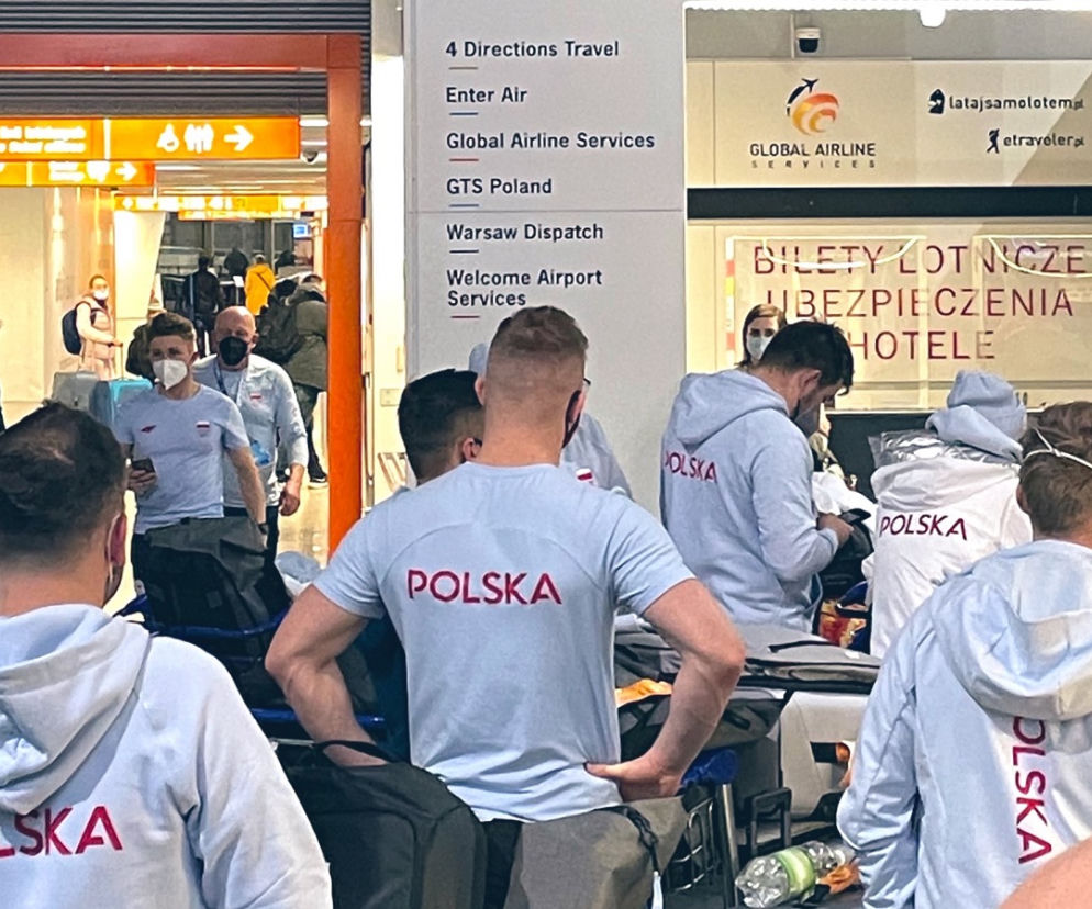Pekin 2022 reprezentacja Polski, problemy na lotnisku