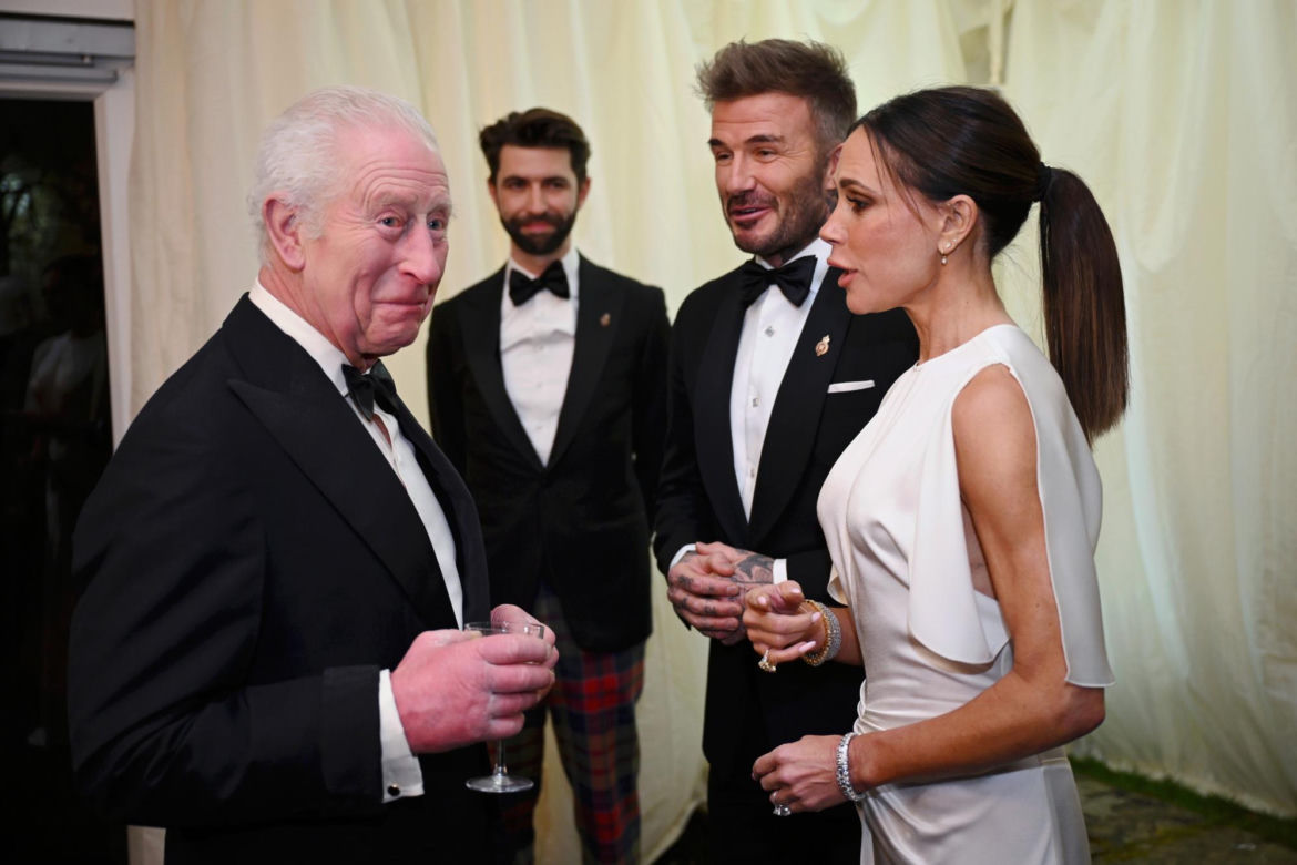 David Beckham pasowany na rycerza