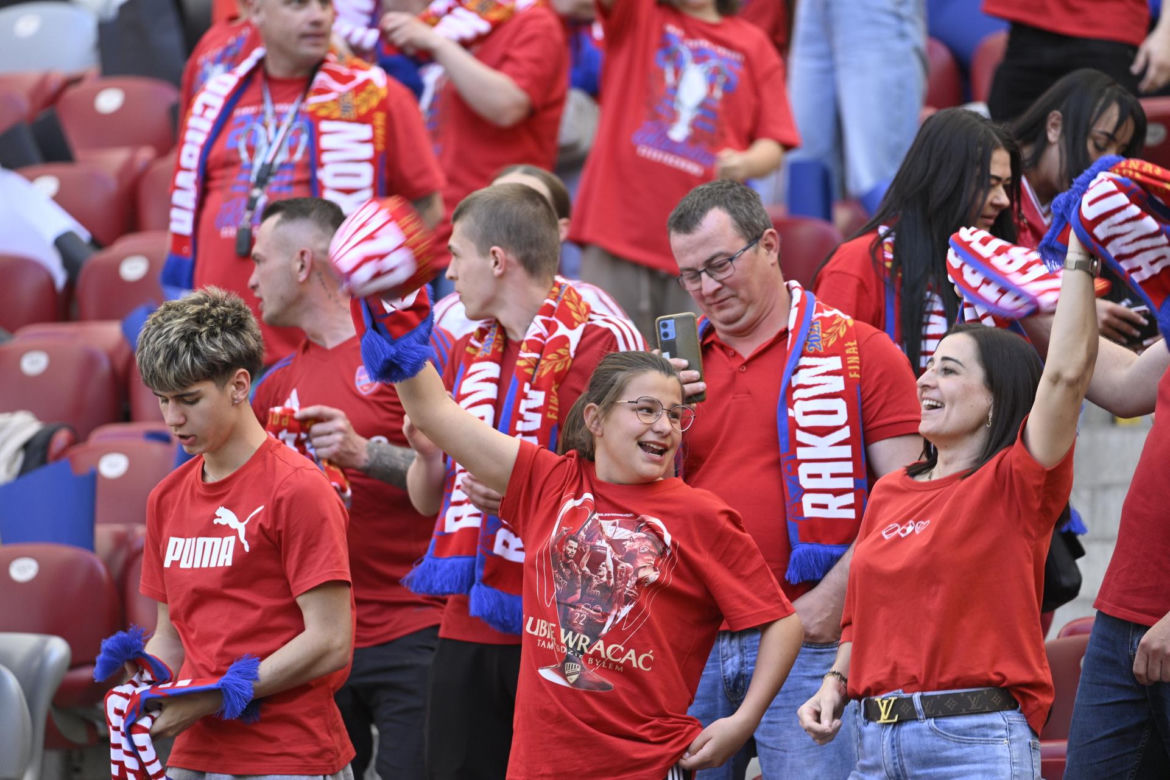 Kibice na finale Pucharu Polski: Górnik - Raków