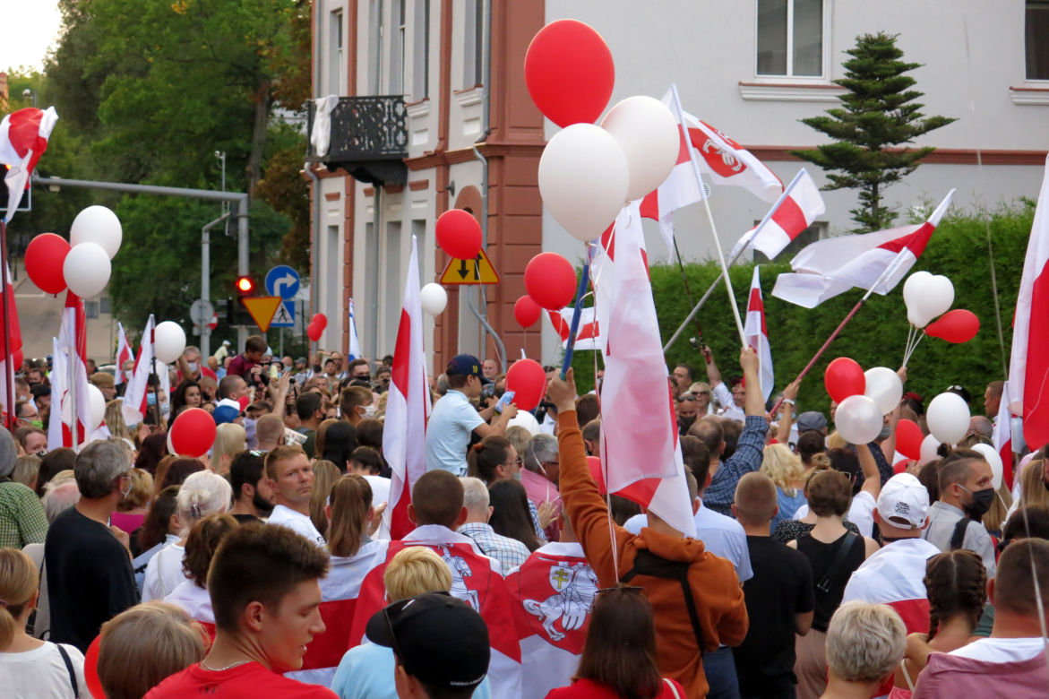 Marsz Solidarni z Białorusią w Białymstoku