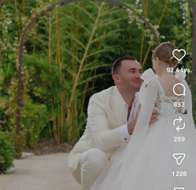 Klaudia Halejcio pokazała nagranie z Oskarem i Nel
