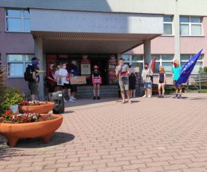 STOP Czarnek - protest Młodej Lewicy w Tarnowie