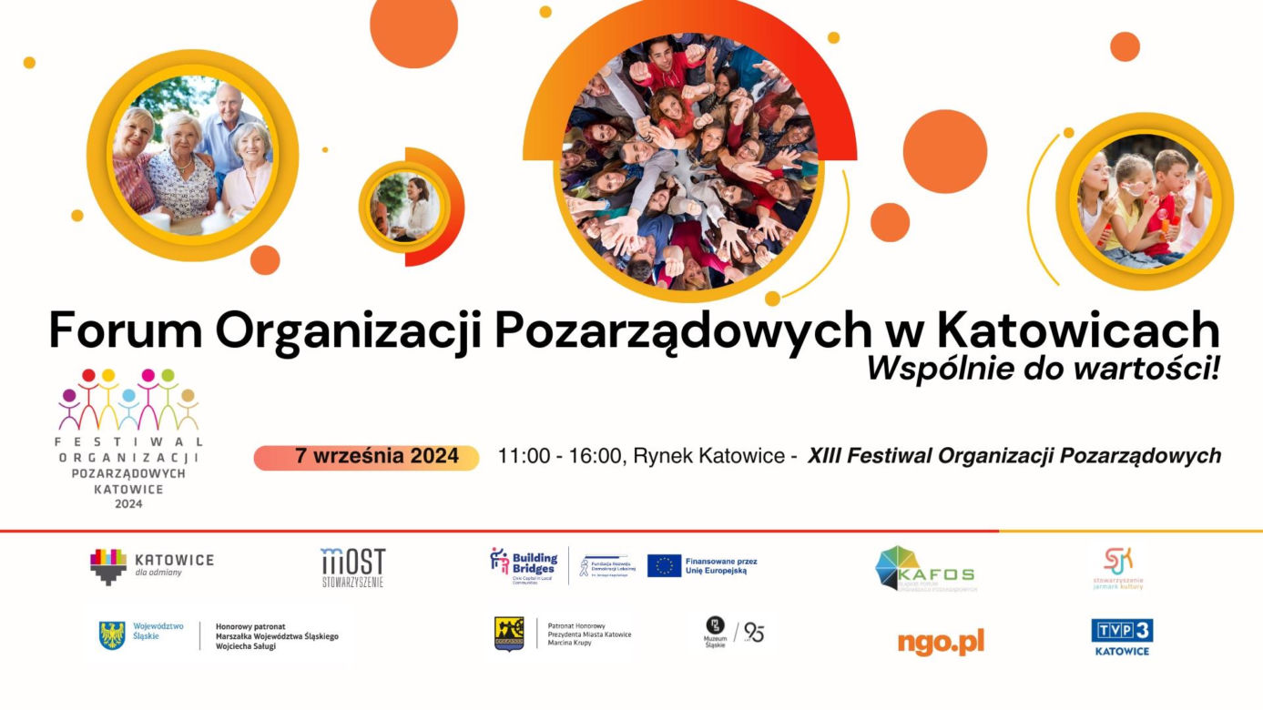 XIII Festiwal Organizacji Pozarządowych - sobota 7 września
