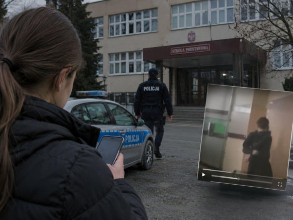 Niepokojące nagranie o jednej ze szkół. Policja namierzyła autorkę, to dziecko