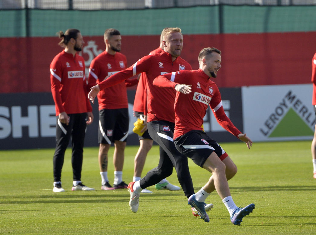 Trening reprezentacji na stadionie Legii