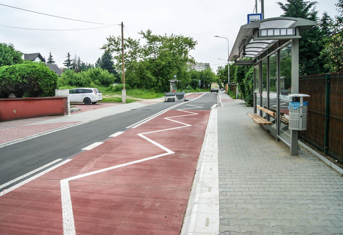 Wyremontowana ulica Bieżanowska w Krakowie