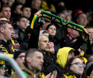 GKS Katowice - Górnik Zabrze: Zdjęcia kibiców z Derbów Śląska w ramach 23. kolejki PKO BP Ekstraklasy