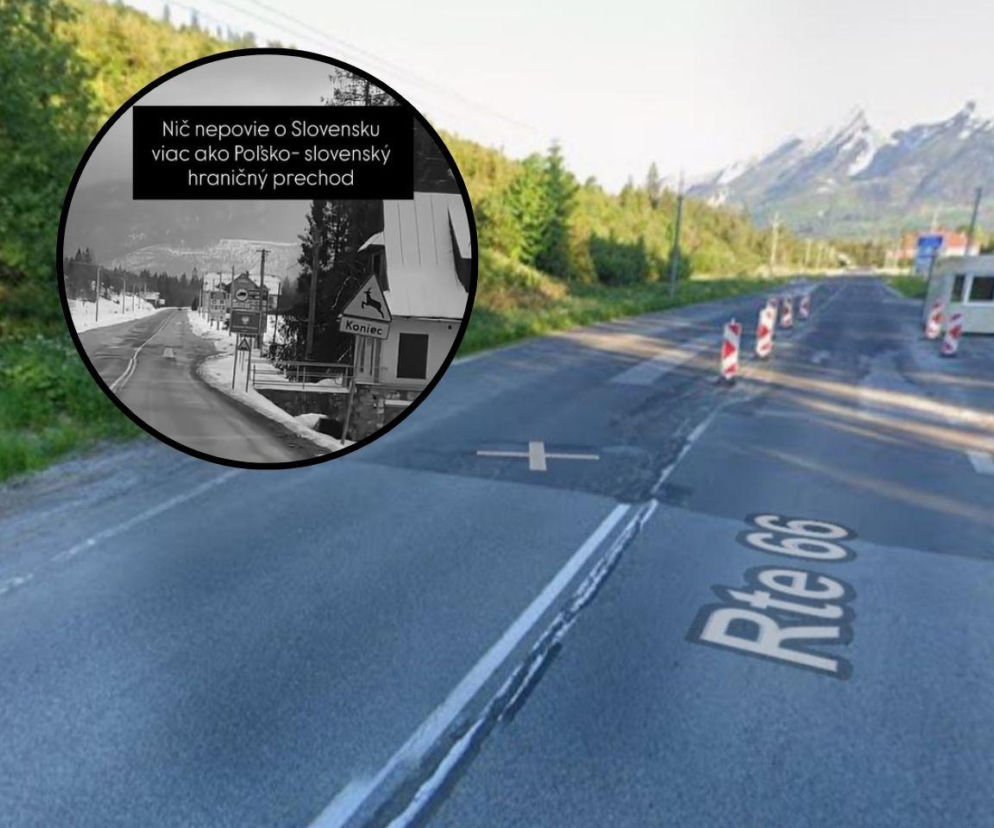 Droga na granicy polsko-czeskiej