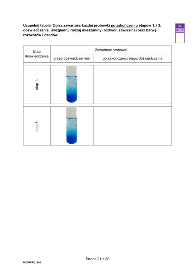 Matura próbna 2026 - chemia