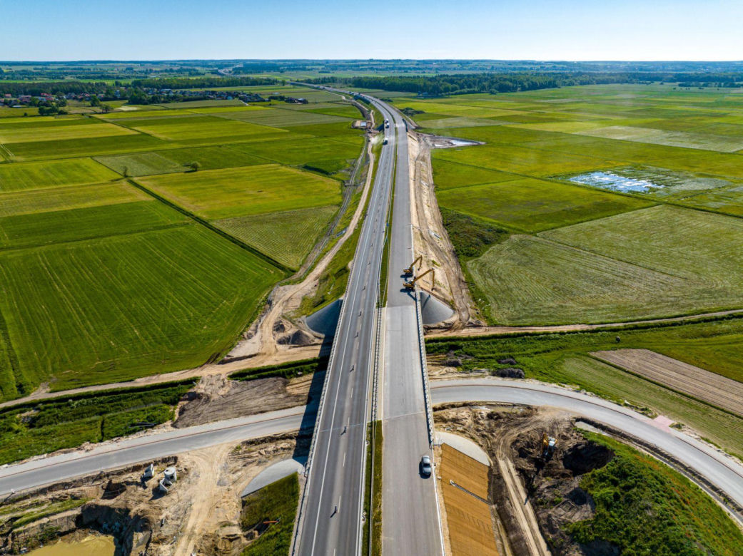 Obwodnica Łomży w budowie - najświeższe zdjęcia - maj 2025