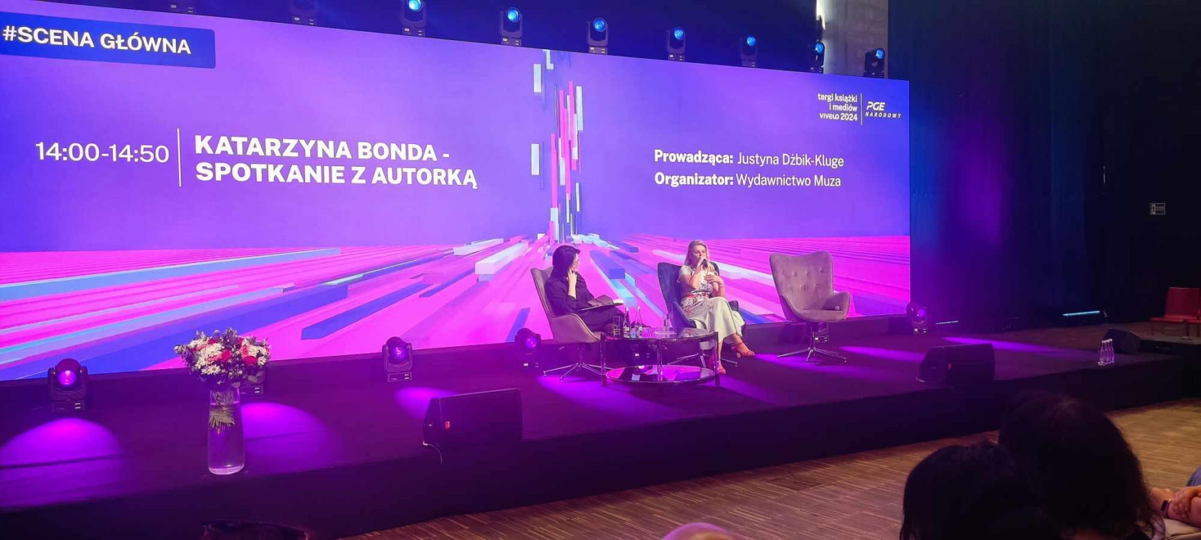 Katarzyna Bonda na Targach Książki i Mediów VIVELO 2024
