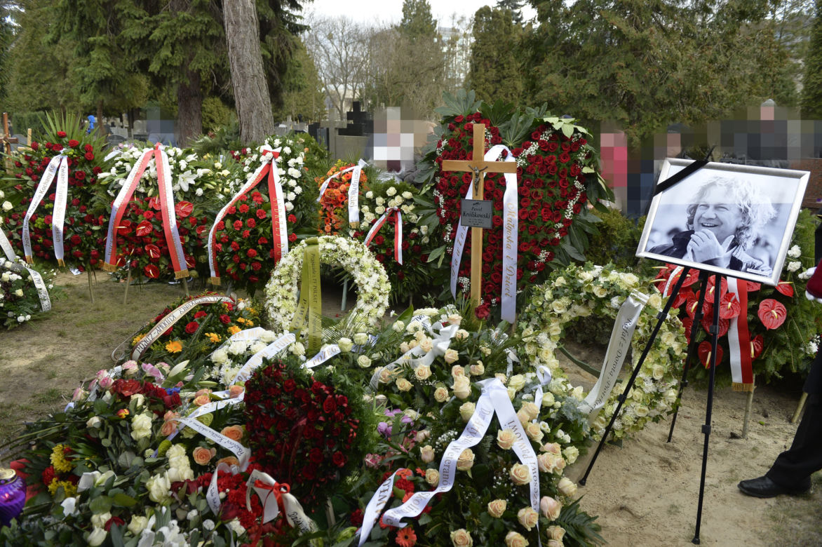 Pogrzeb Pawła Królikowskiego Powązki Wojskowe