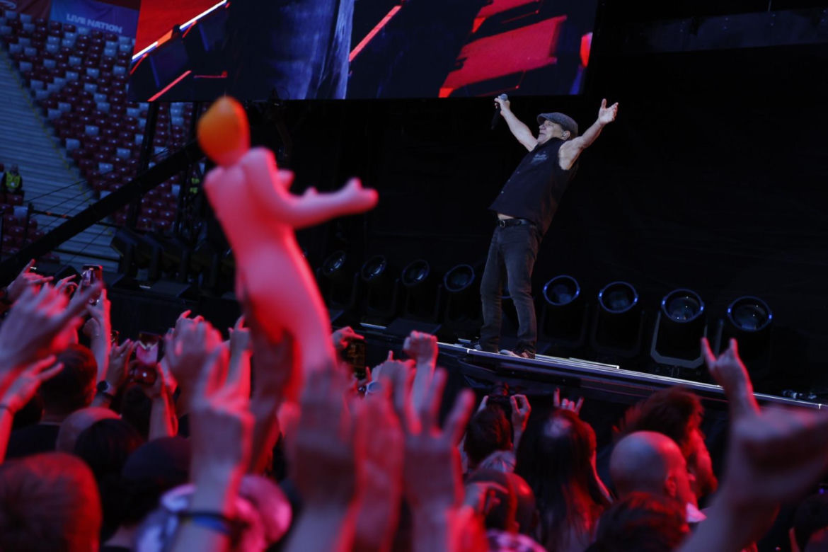 Koncert AC/DC w Warszawie (4.07.2025) - część druga. Organizatorem koncertu jest Live Nation