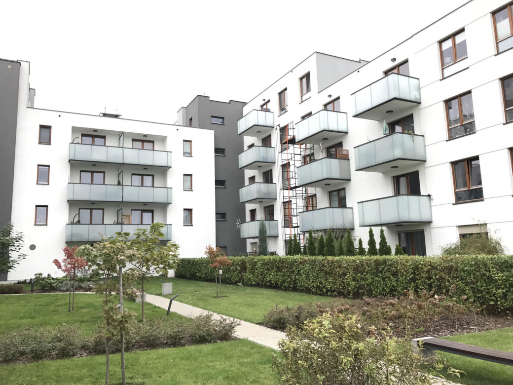 Remont powłok balkonowych w budynku przy ulicy Branickiego w Warszawie w Miasteczku Wilanów.