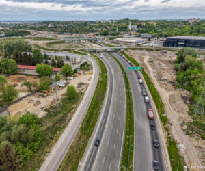 Węzeł Grębałów na S7 - odcinek Widoma Kraków