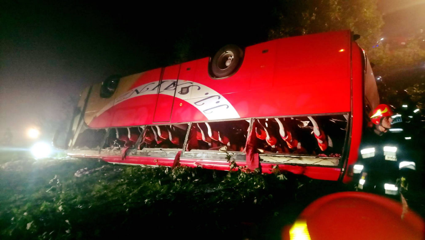 Tragiczny wypadek ukraińskiego autobusu w Leszczawie Dolnej