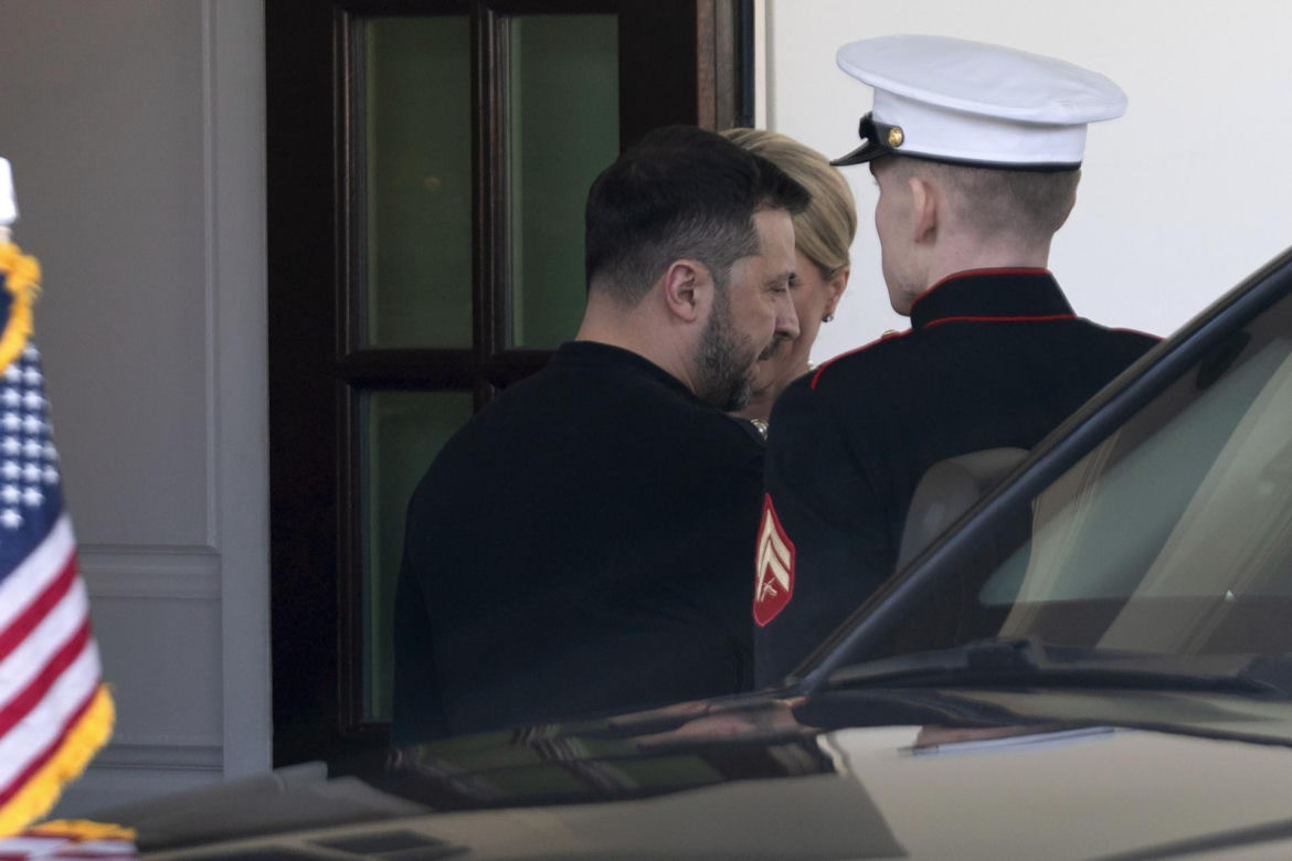 Wołodymyr Zełenski i Donald Trump. Spotkanie w Waszyngtonie 