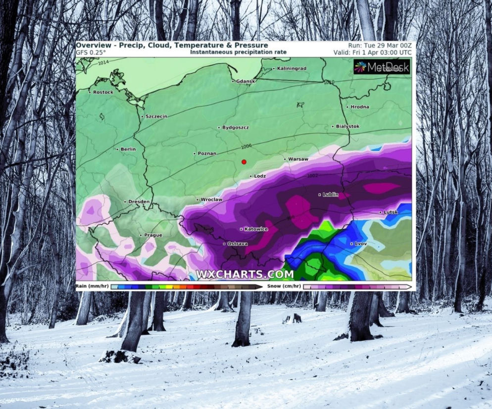 Szczególnie na południowym-wschodzie czeka nas śnieg i mróz 