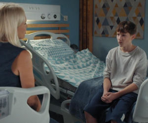 M jak miłość odc. 1916. Franek (Jarosław Śmigielski), Dorota (Iwona Rejzner)